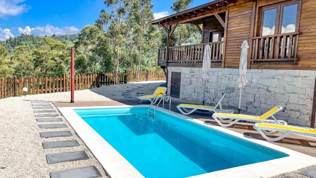 Quinta Da Resteva-Chale Do Rio Vieira do Minho Dış mekan fotoğraf