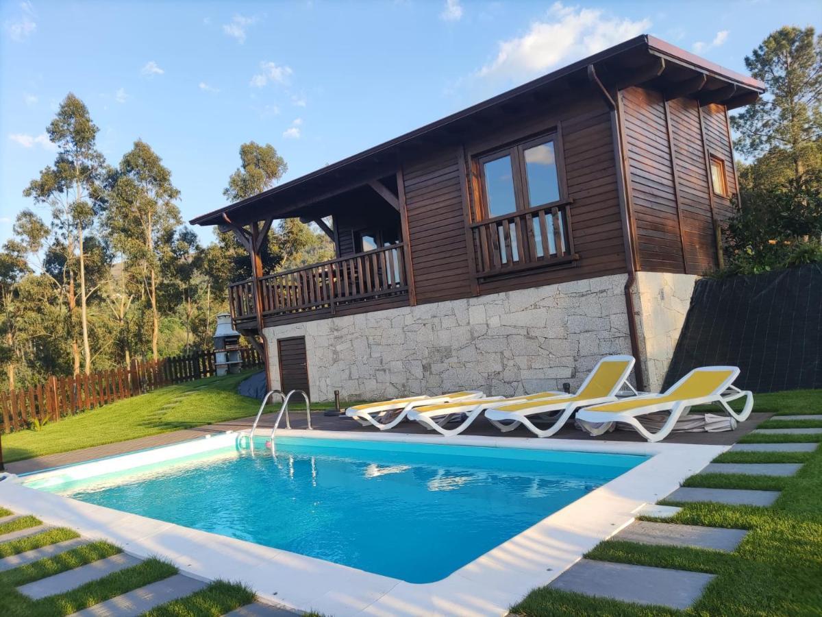 Quinta Da Resteva-Chale Do Rio Vieira do Minho Dış mekan fotoğraf